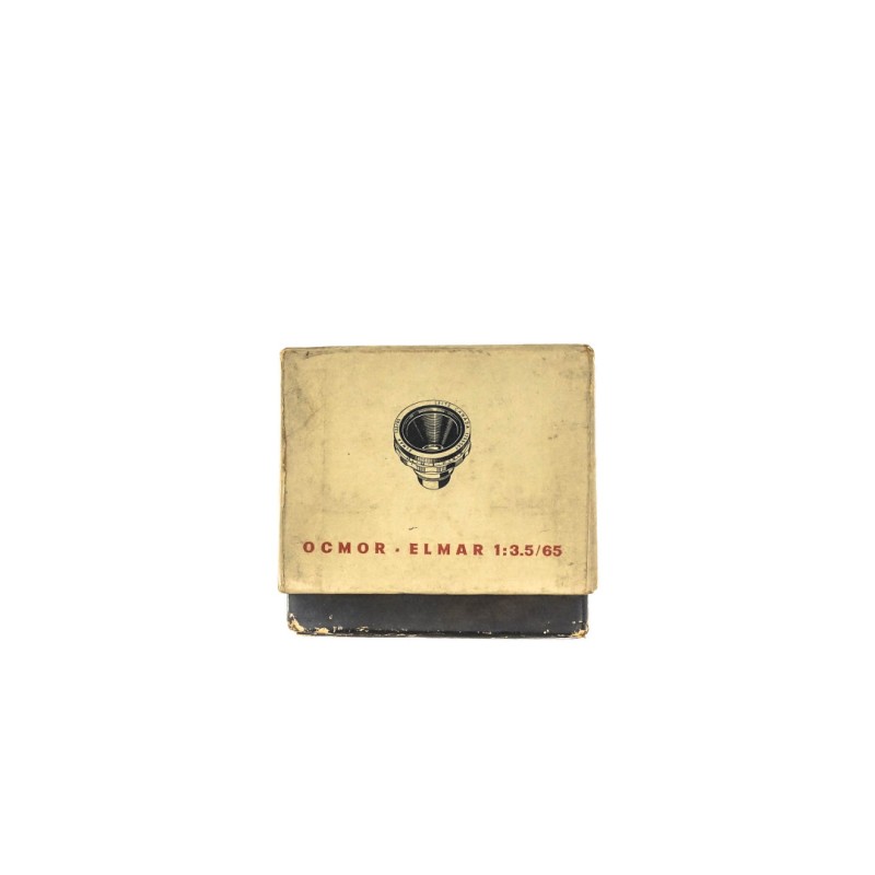 Lica Elmar 65mm f3.5 visoflex en caja con tapas OCMOR