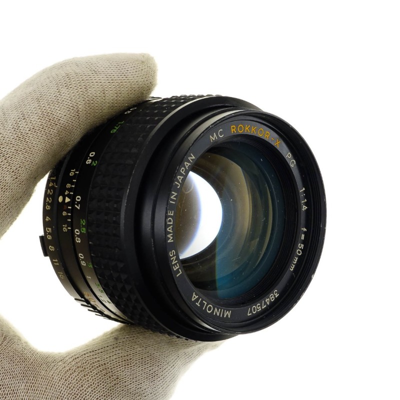 Minolta Rokkor X  MC PG 50mm f1.4 MD