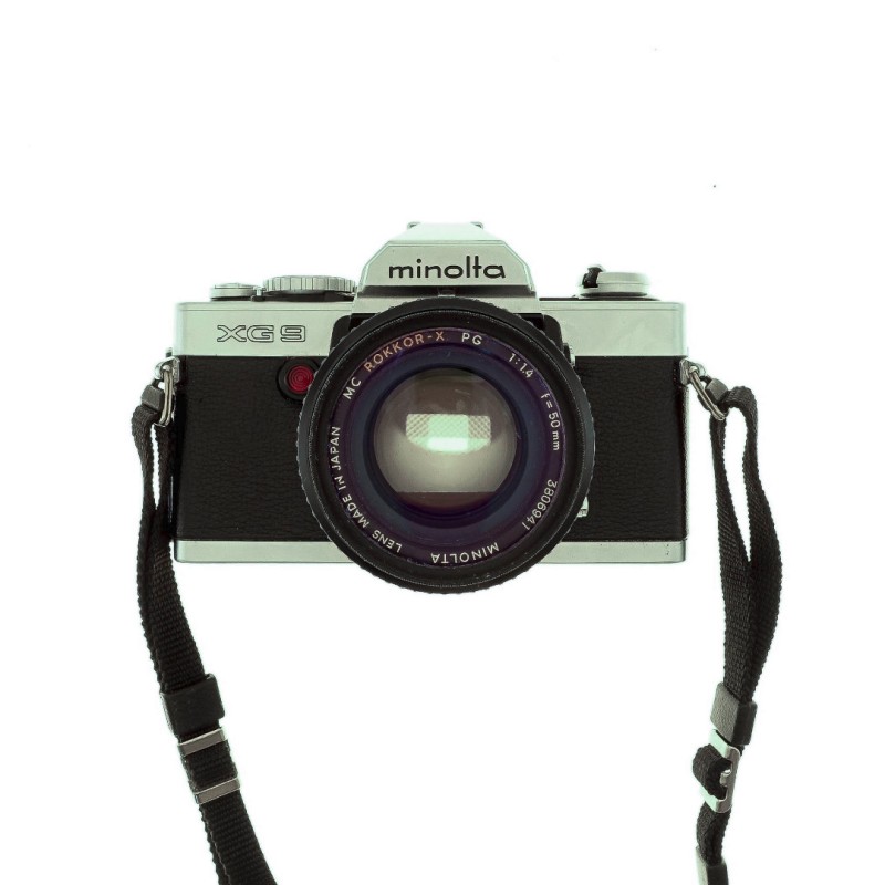Minolta XG9 35mm + lente Minolta Rokkor X PG 50mm F1.4