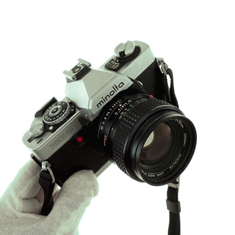 Minolta XG9 35mm + lente Minolta Rokkor X PG 50mm F1.4