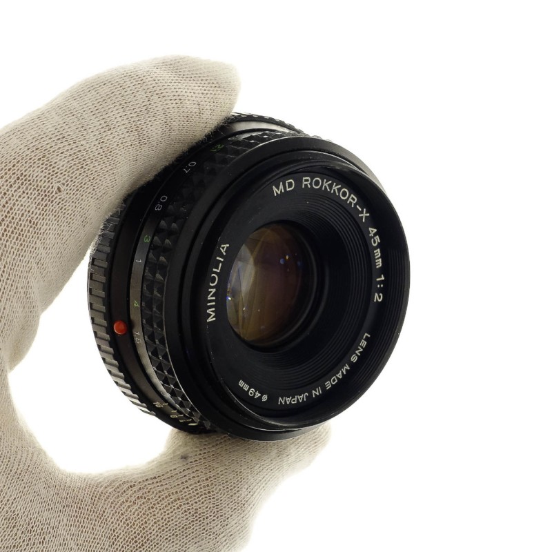 Minolta Rokkor X MD 45mm f2 Montura MD