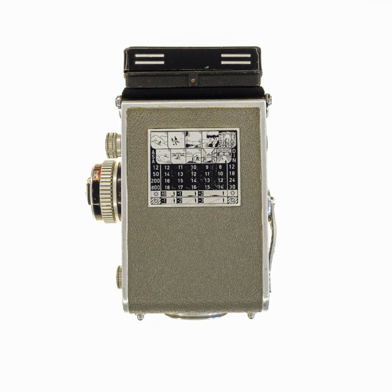 Rolleiflex TLR  lente Carl Zeiss Tessar 75mm f3.5 T Fotometro acoplado