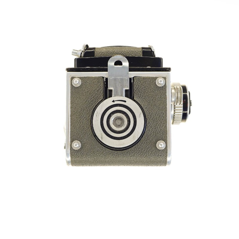 Rolleiflex TLR  lente Carl Zeiss Tessar 75mm f3.5 T Fotometro acoplado