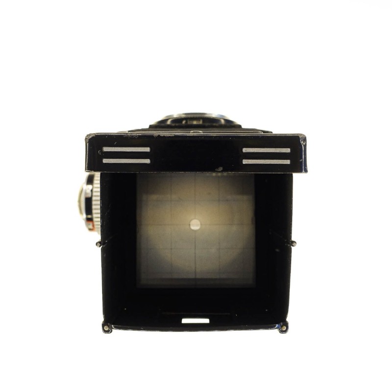 Rolleiflex TLR  lente Carl Zeiss Tessar 75mm f3.5 T Fotometro acoplado