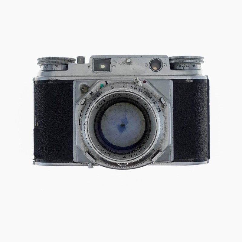 Voigtlander Prominent  + Nokton 50mm f1.5 Plateado